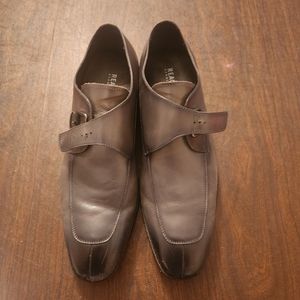 Kenneth Cole Reaction Reggie monk strap loafer dark grey size 13